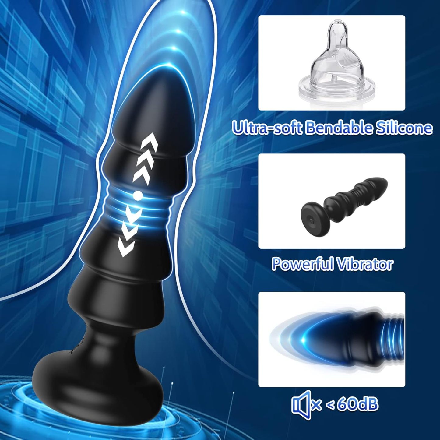 thrust sex toy anal plug