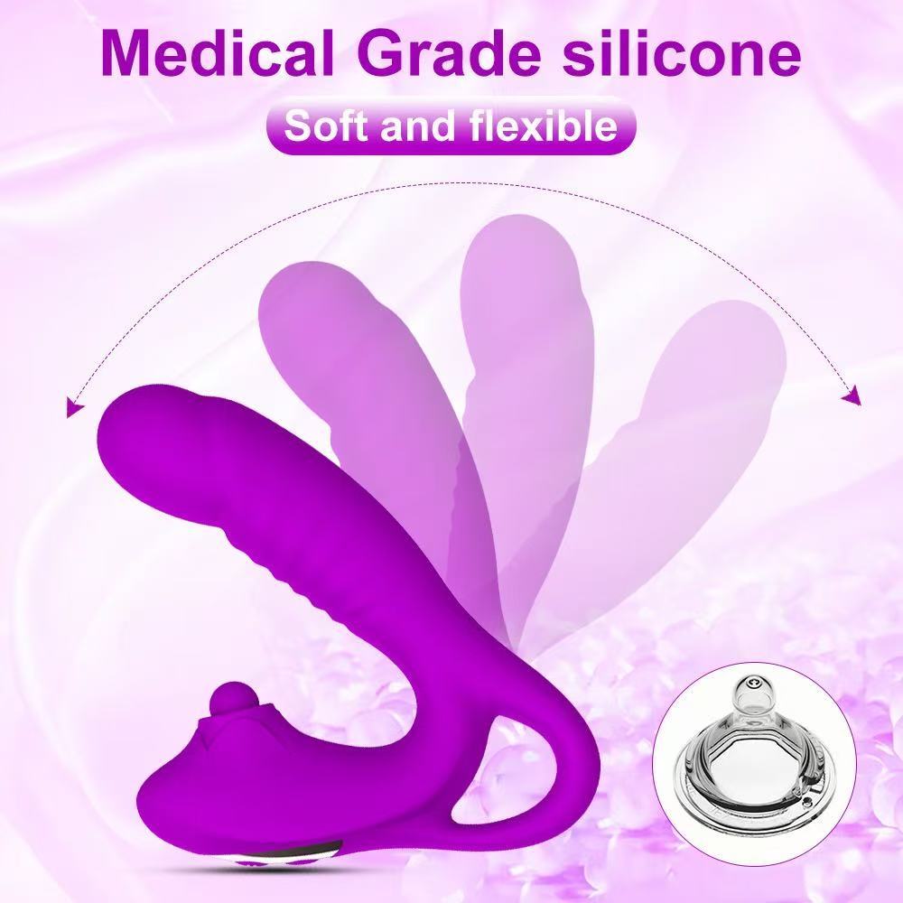 Double-head vibration Shen Gongbao second generation dual motor silicone vibrator female silicone dedicated rechargeable adult massage stick