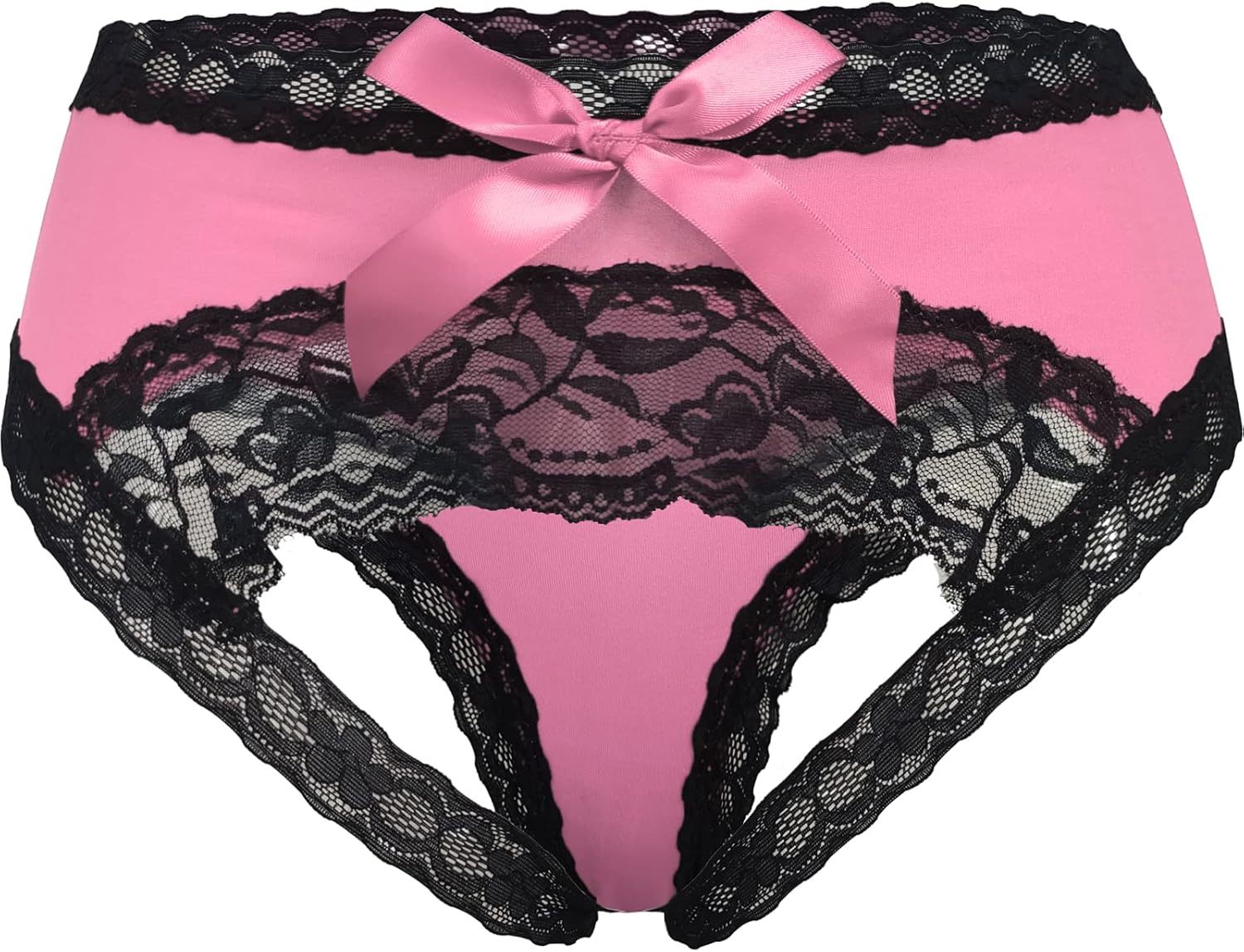 Women's Sexy Lace Panties with Bowknot