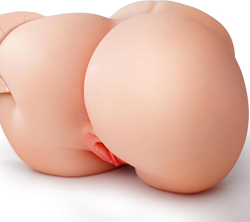 BIG SHOCKED Pocket Pussy for Men - Men's Sex Toys Male Masturbators Realistic Adult Toys Sex Doll Stroker 3D Lifelike Soft Butt with Vagina Anal Sex Pleasure Skin Color Adult Toy