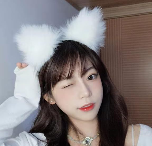 Cute dog, cat and fox ears headband