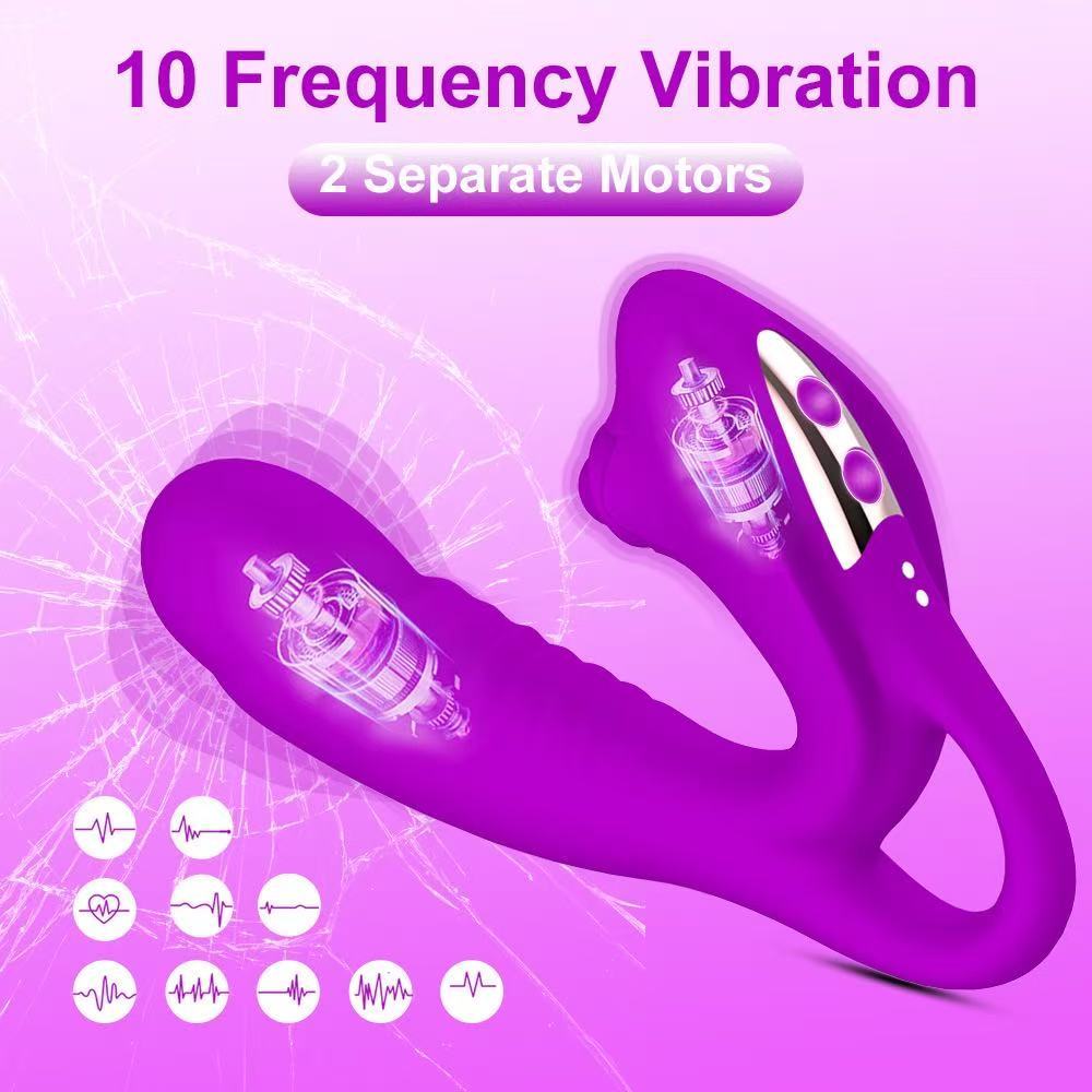 Double-head vibration Shen Gongbao second generation dual motor silicone vibrator female silicone dedicated rechargeable adult massage stick