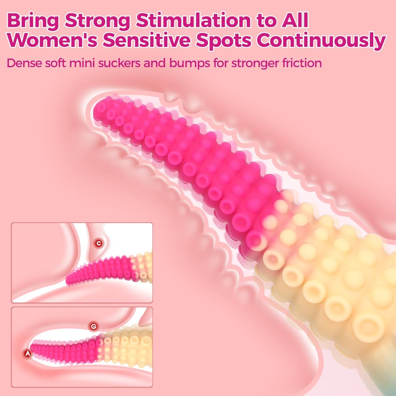 Long tapered tentacles fantasy octopus sex toy