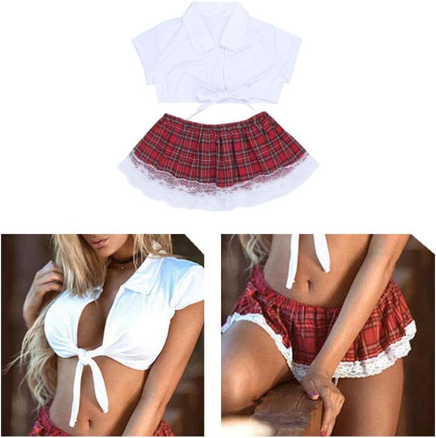 Acxico Schoolgirl Adult Cosplay Fancy Dress Uniform