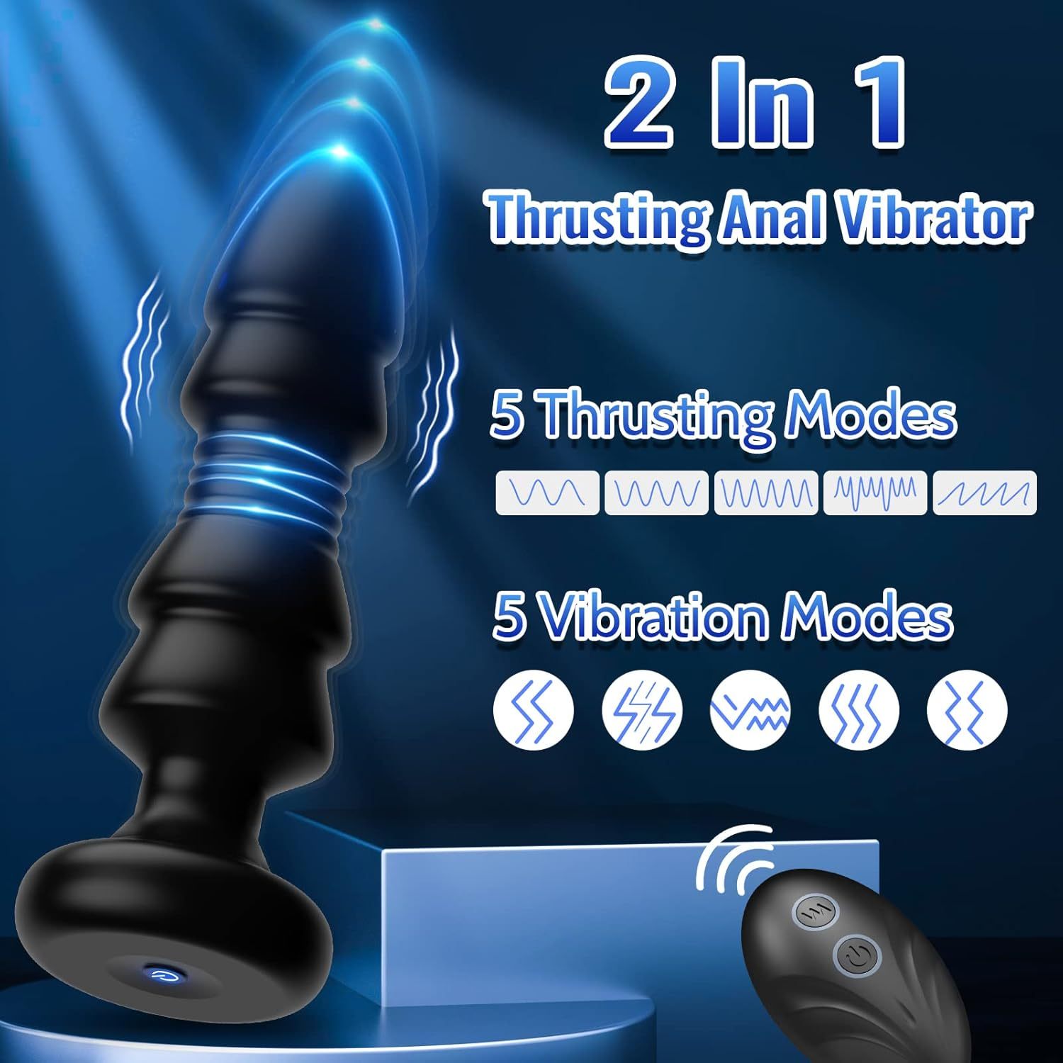 thrust sex toy anal plug