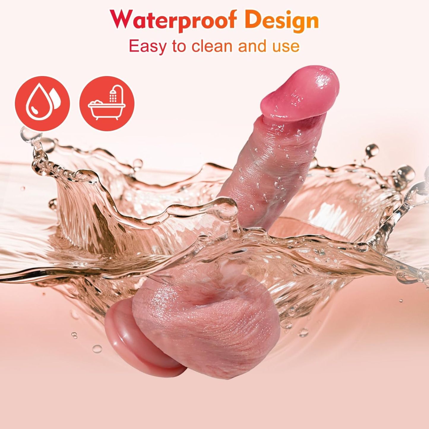 Thrusting Dildo Vibrator Sex Toys - Adult Toys Suction Cup Silicone Dildo Penis Vibrator with 7 Thrusting & 7 Vibrating Heating Modes, Women Couples Female Sex Toys for G-Spot Anal Vagina Stimulation