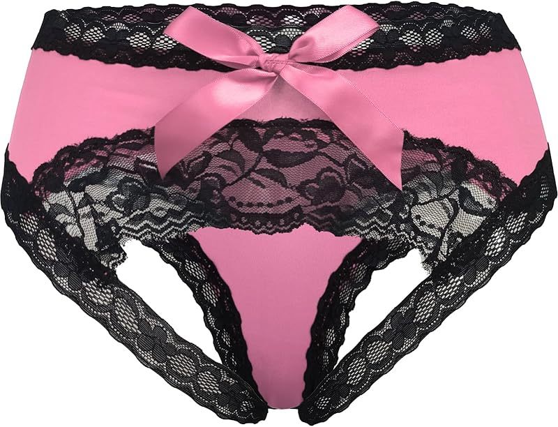 Women's Sexy Lace Panties with Bowknot