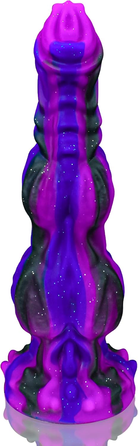 9.6 Inch Unicorn Dildo with 2 Large Knots