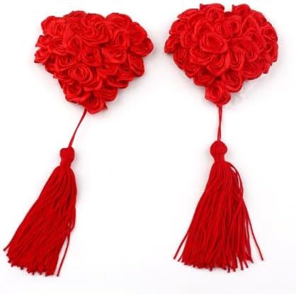 Rose Heart Nipple Covers