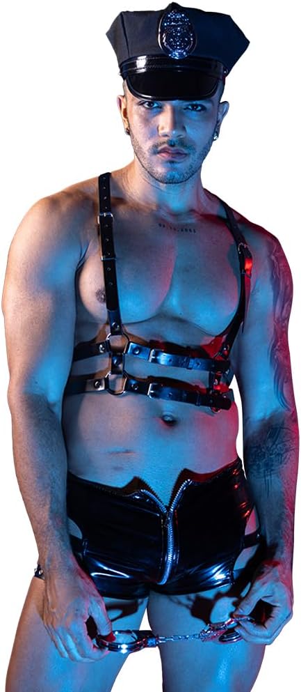 Men's cosplay sexy underwear police costume