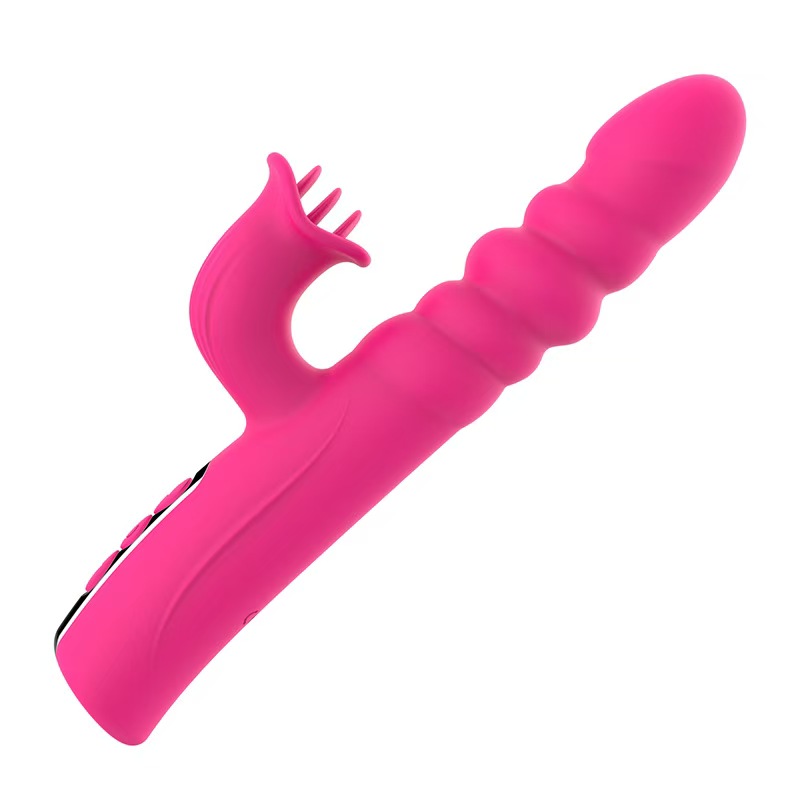 Smart telescopic vibrator masturbator private parts insertion couples 