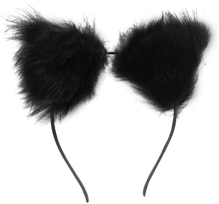 Soft Costume Headband Cute Dog Cat Fox Ears Headband Cosplay Hairband for Makeup Face Washing Halloween Nightclub