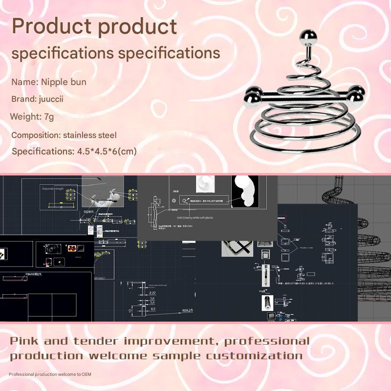 Breast Bun Nipple spring nipple clamp nipple sensitivity trainer nipple force adjustment