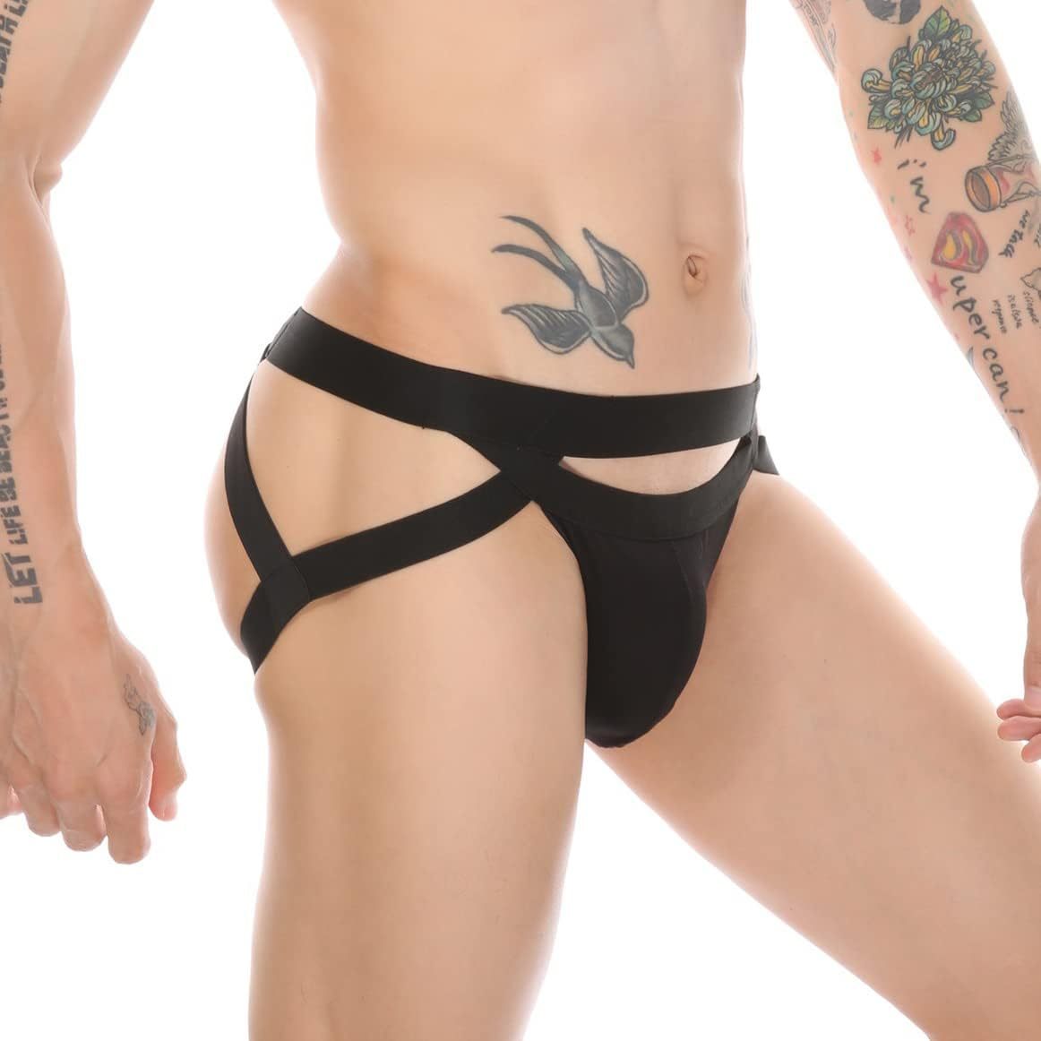 AOWAWO Men's Sports Low-Rise Hollow Hot-Selling Briefs