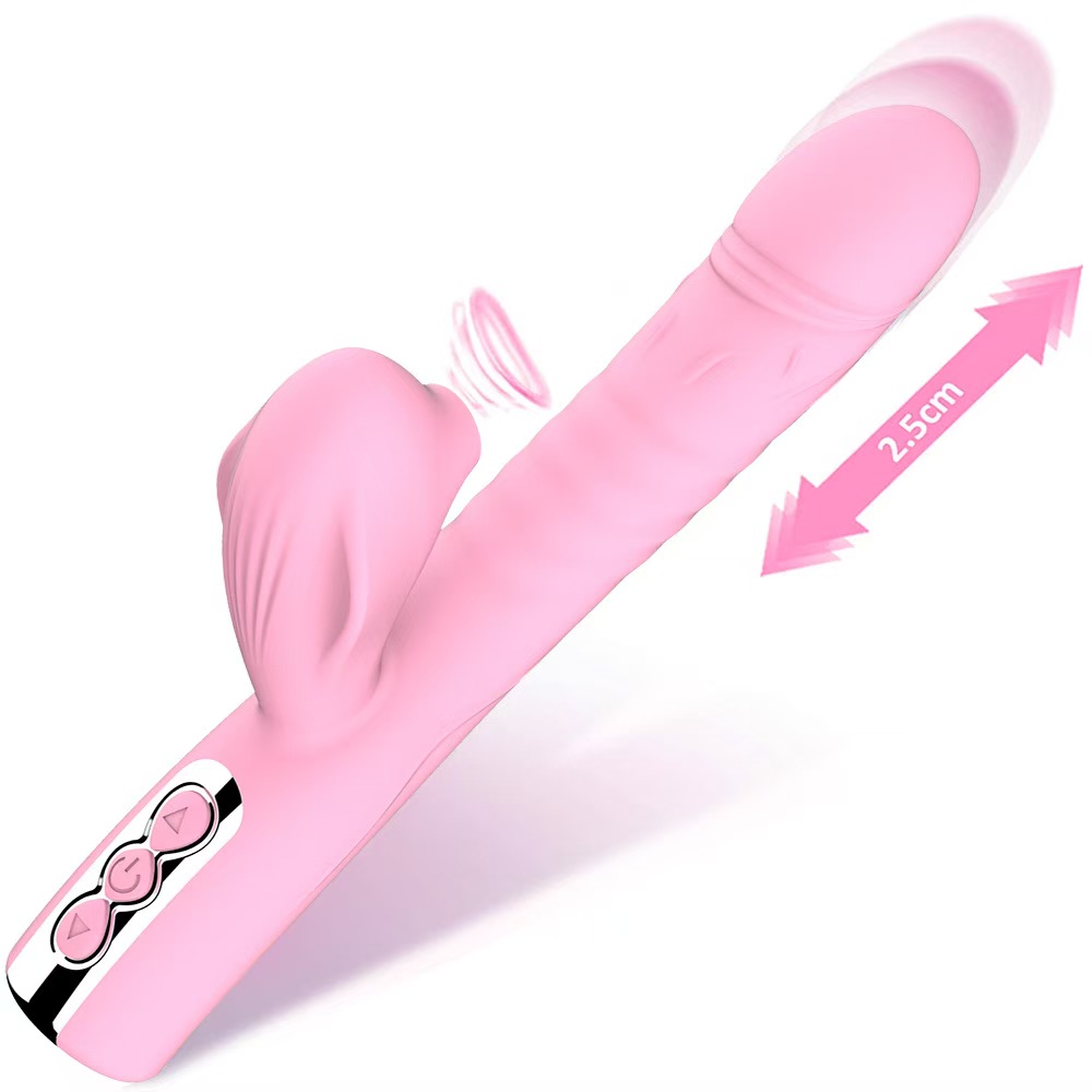 Telescopic vibrator 5 frequency sucking 8 frequency telescopic vibration female insertion g-spot stimulation massage masturbation sex toys