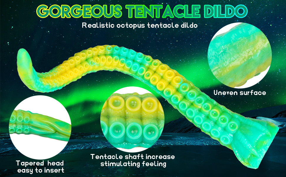 Stimulating texature long dildo for anal play