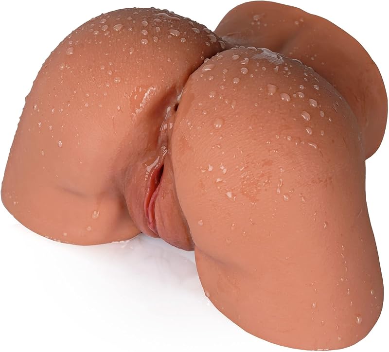 BIG SHOCKED Pocket Pussy for Men - Men's Sex Toys Male Masturbators Realistic Adult Toys Sex Doll Stroker 3D Lifelike Soft Butt with Vagina Anal Sex Pleasure Skin Color Adult Toy