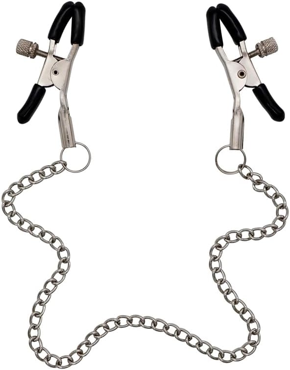 BDSM Nipple Toys Adjustable Metal Nipple Clamps, Nipple Clamps Sexual Pleasure Tools for Women Couples, Nipple Clips Breast Flirting Stimulation, Nipple Rings BDSM Adult Sex Toys Bondage Wellness
