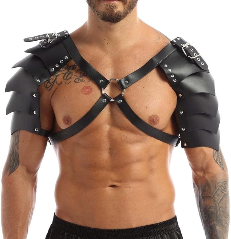 Men Adjustable Buckle Body Chest Garter Belt