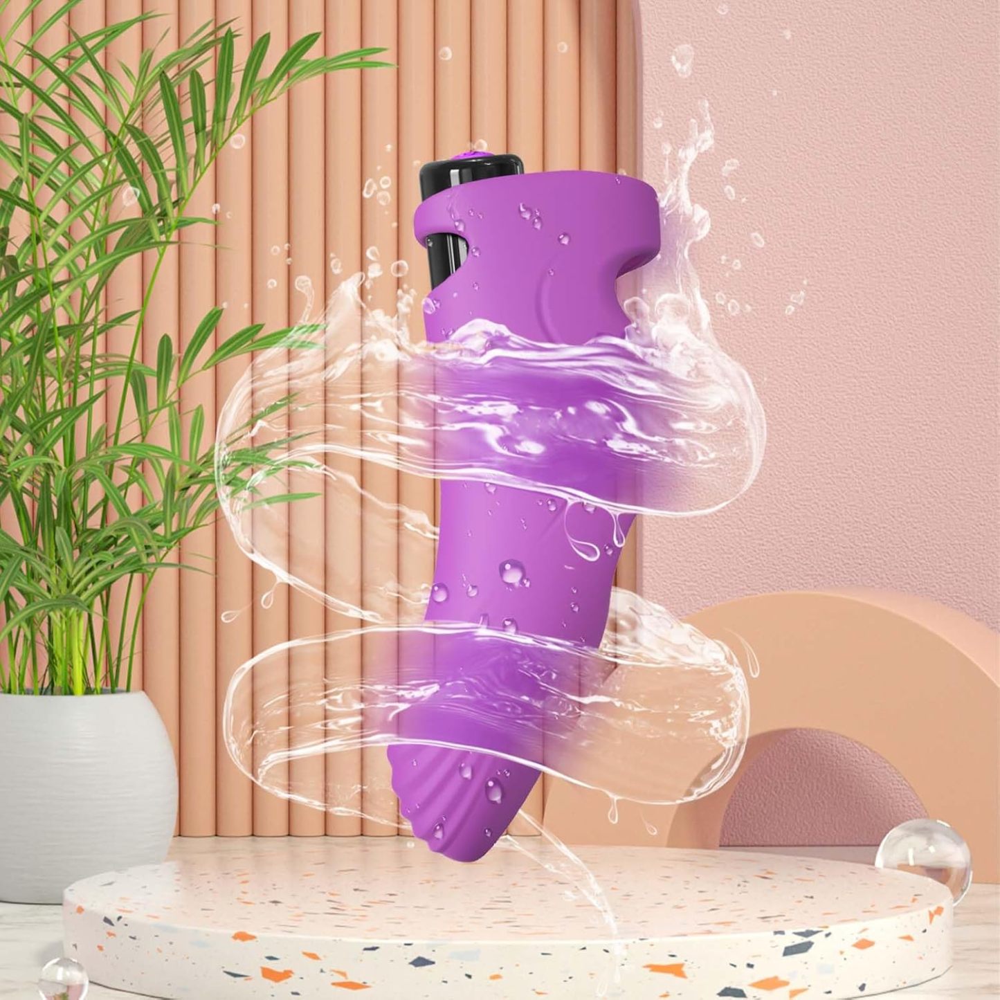 Finger Dildo Couple Sex Toy 9 Vibration Modes