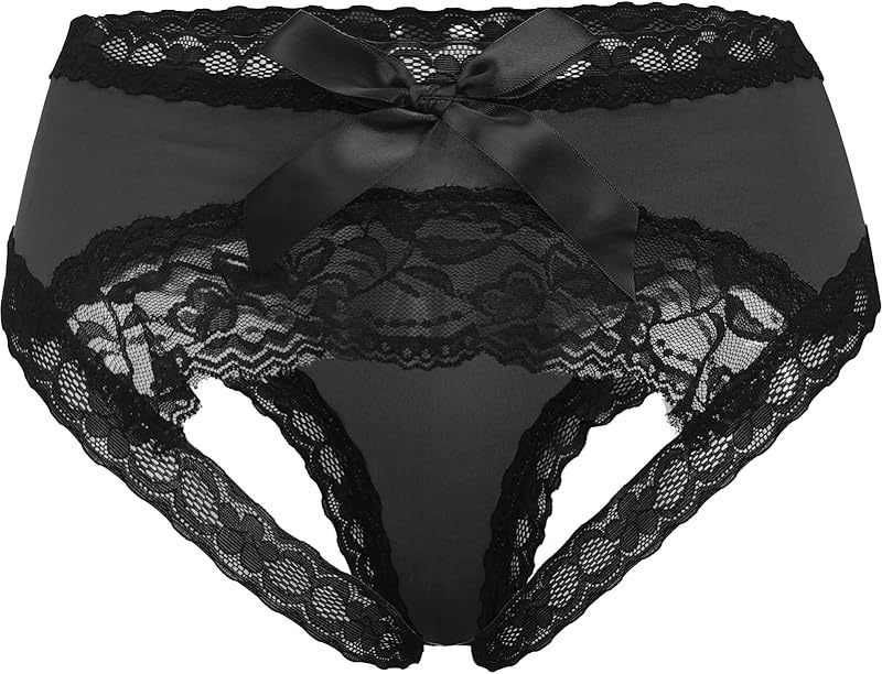 Women Sexy Lace Panties Bowknot Briefs Midnight Lingerie Hipster Underwear