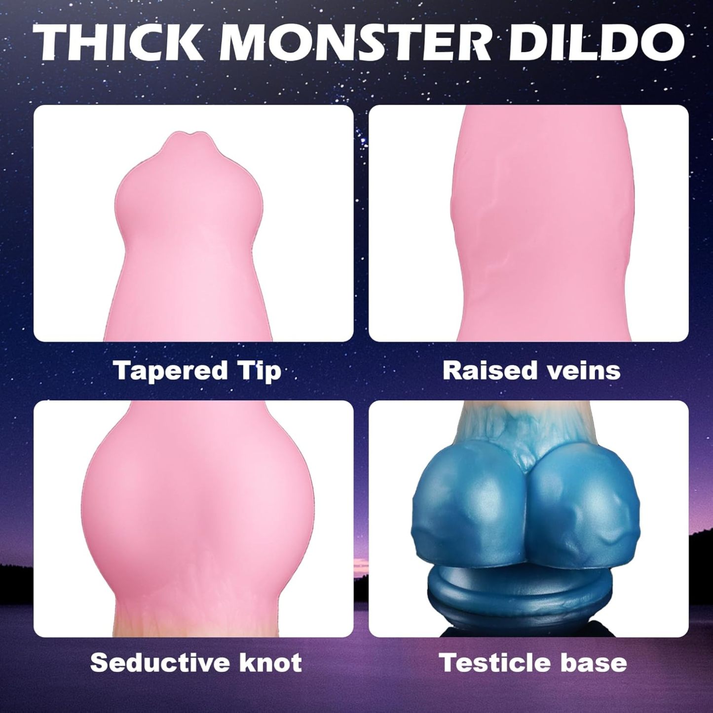 9.65 Inch Monster Dildo