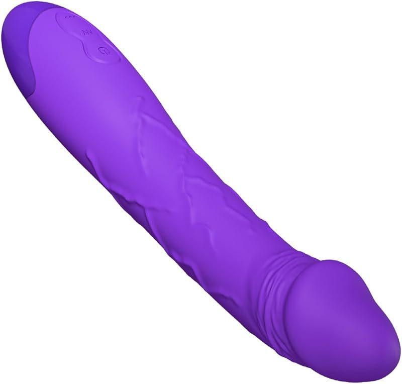 7.6 Inch Realistic Dildo Vibrator for Women,10 Powerful Vibration Modes for Clitoral and G-spot Stimulation, Waterproof Rose Adult Sex Toys for Women and Couples