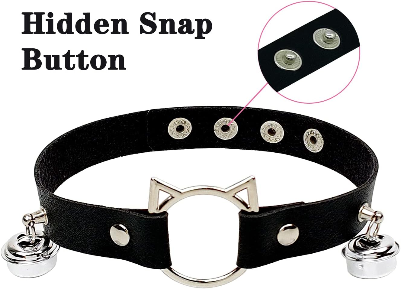 Cat Ear Wolf Fox Animal Tail Character Leather Necklace Set