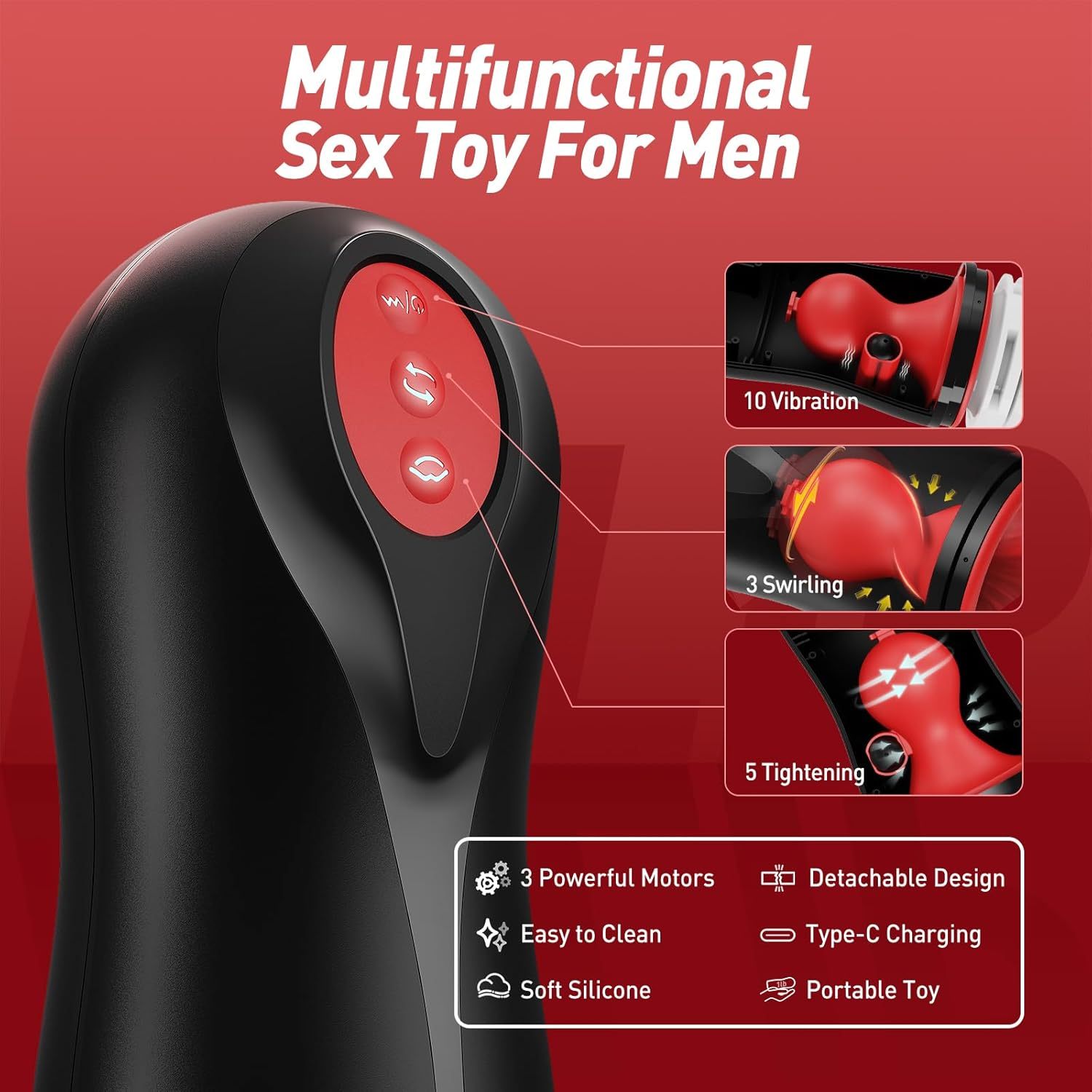 Male masturbator penis pump