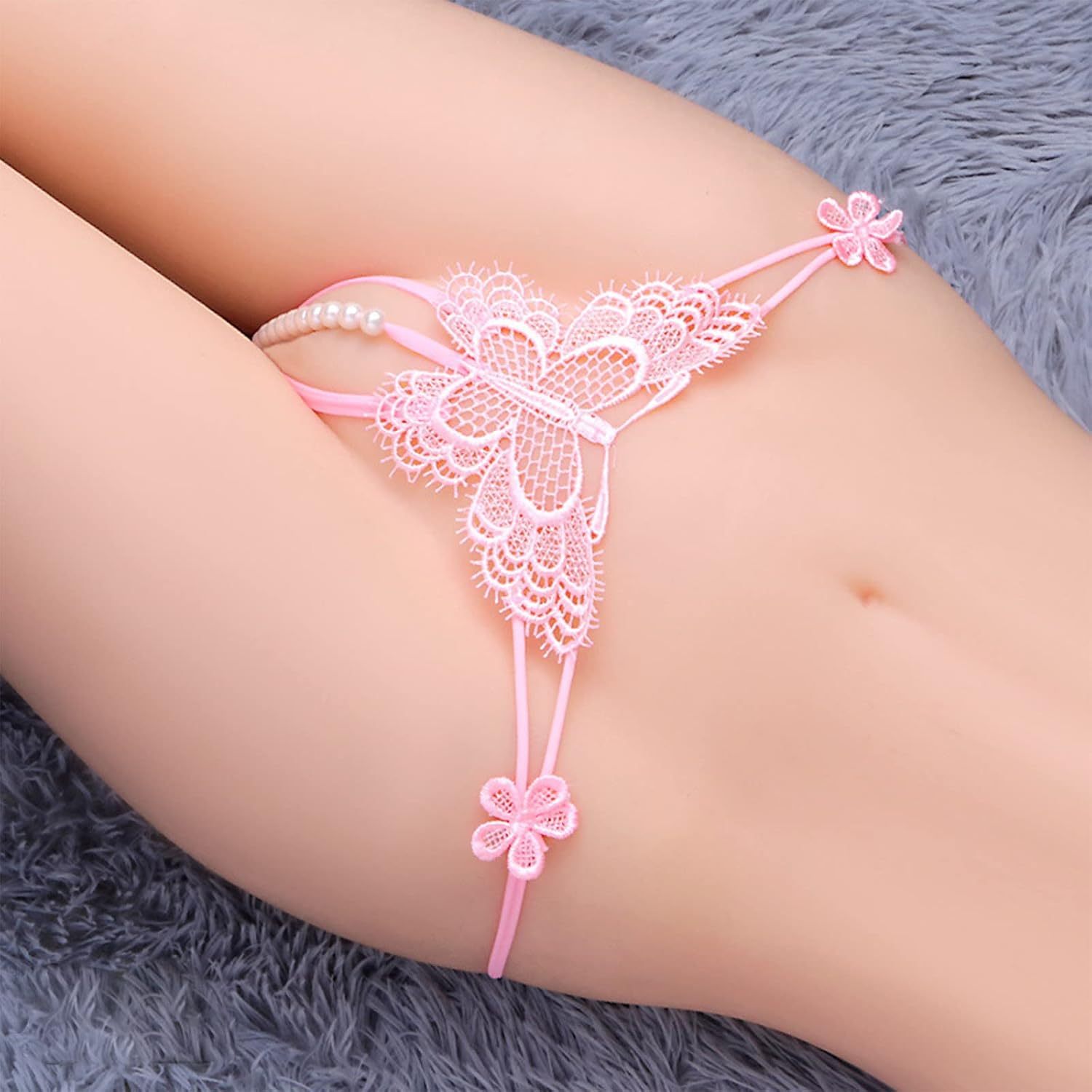Women's Sexy Transparent Mesh Underwear Thong