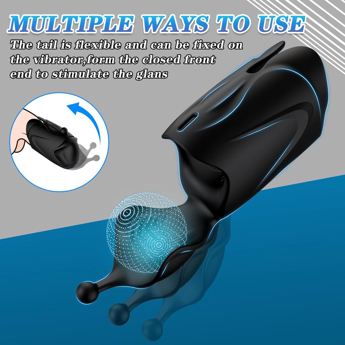 Multipurpose male masturbator with 10 vibrations, rechargeable for male sex toys