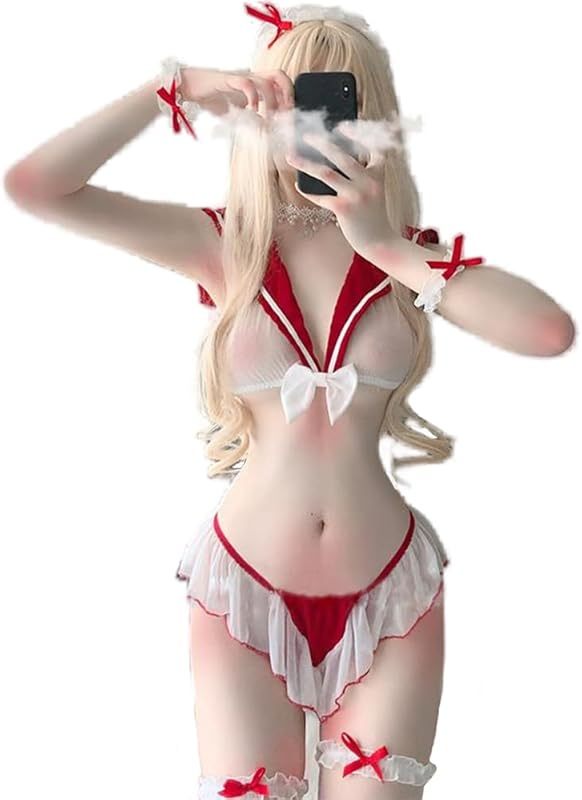 Schoolgirl Cosplay Costume Cute Lolita Bikini