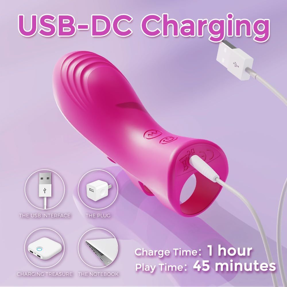 Finger Vibrator 10 Vibrations and Heat