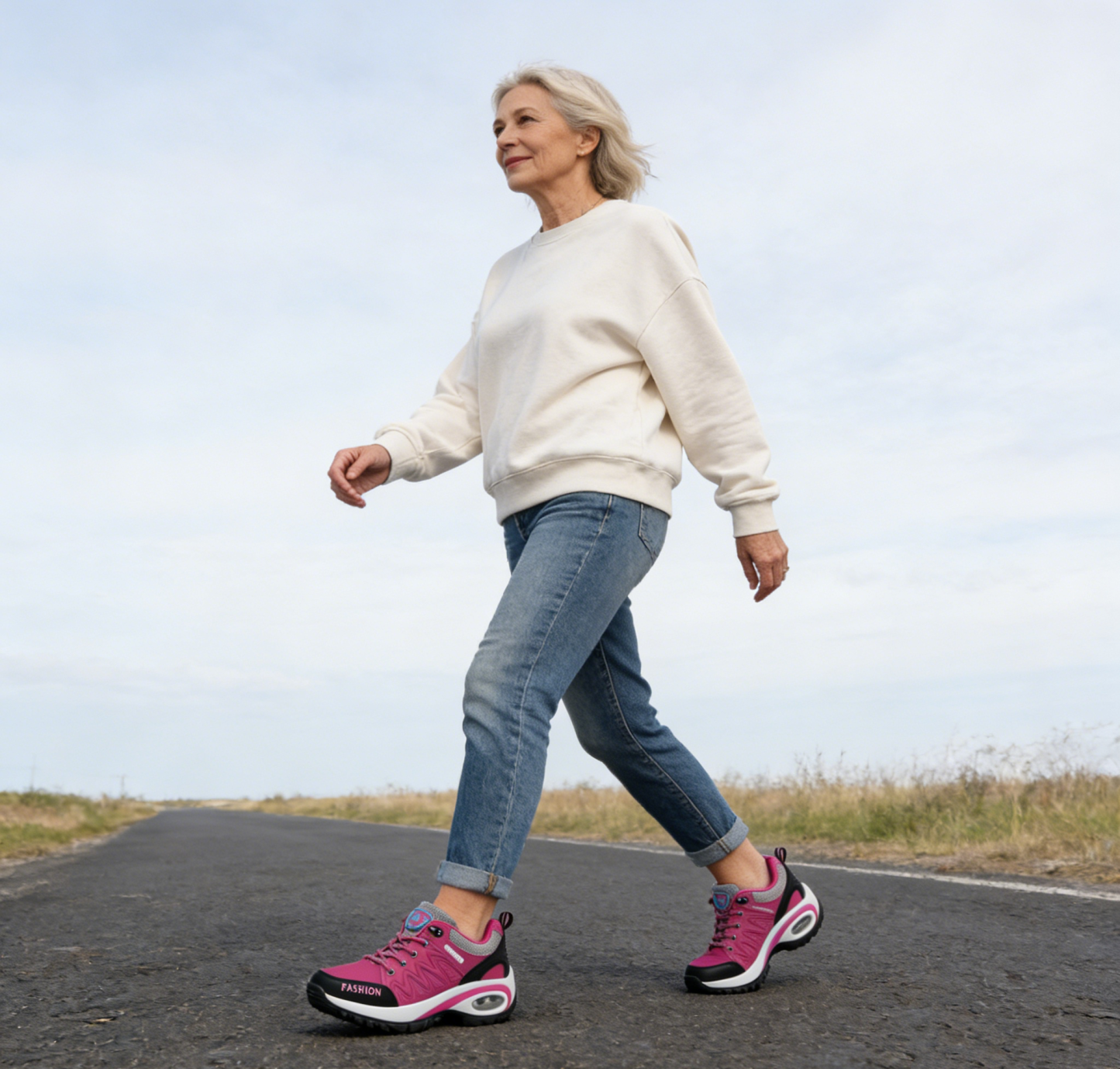 (🔥60% zniżki dzisiaj - nie przegap!)⏰Ergonomicznie zaprojektowane, miękkie i wygodne ortopedyczne buty sportowe (podparcie łuku stopy łagodzące dyskomfort)