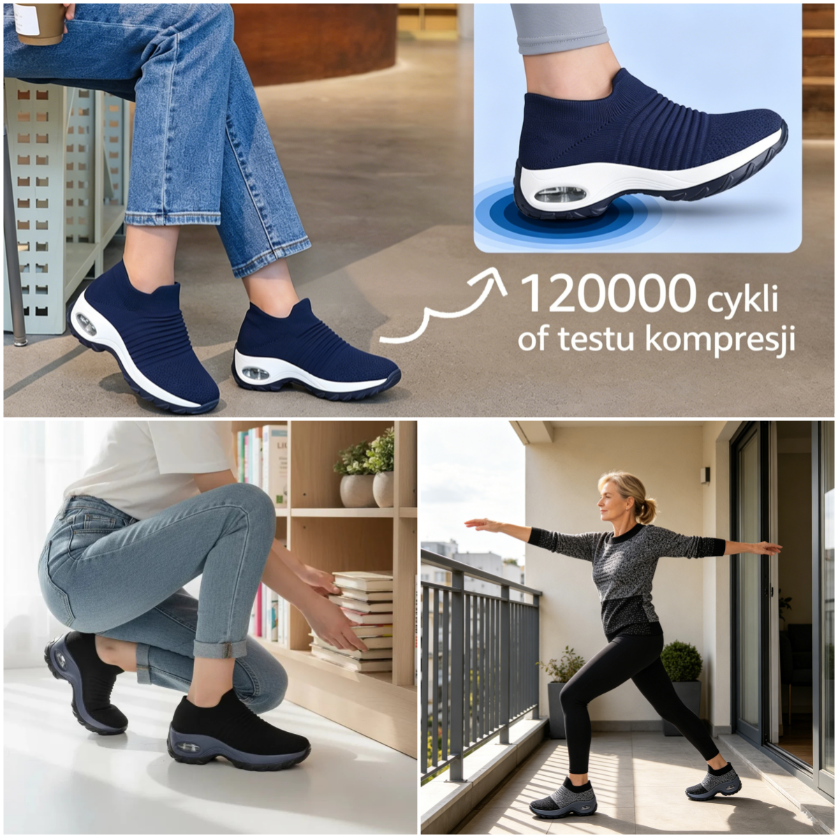 (🔥60% zniżki dzisiaj - nie przegap!) ⏰LULUMALASS® - Miękkie i wygodne, amortyzowane, ortopedyczne buty sportowe ✅ (wsparcie łuku stopy, łagodzenie dyskomfortu)