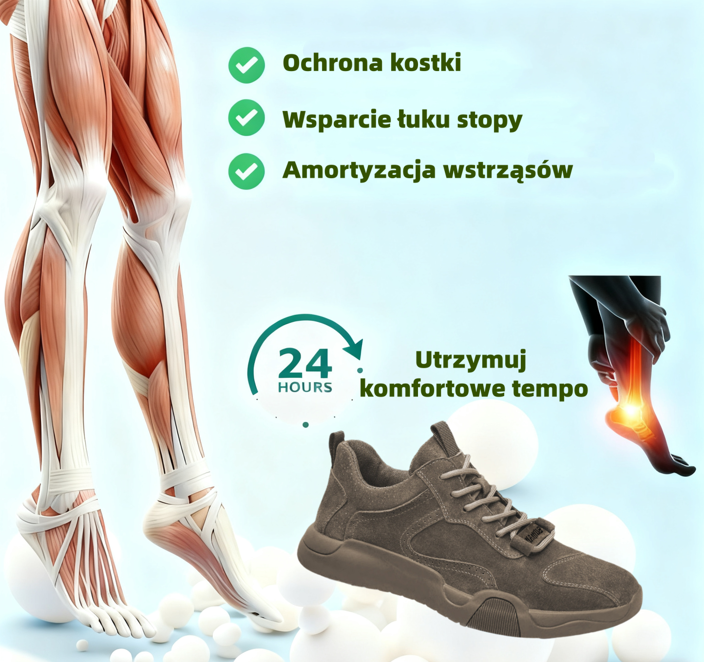 (🔥60% zniżki dzisiaj - nie przegap!) ⏰Ergonomicznie zaprojektowane --- miękkie i wygodne ortopedyczne buty sportowe✅ (wsparcie łuku stopy, łagodzenie dyskomfortu)