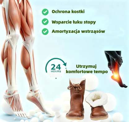 (🔥40% zniżki dzisiaj - nie przegap tej okazji)⏰ - Miękkie i wygodne, ciepłe buty z owczej skóry w stylu vintage (podparcie łuku stopy - ułatwia chodzenie)