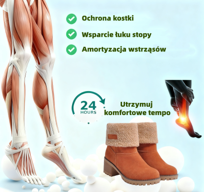 🎁【60% zniżki dzisiaj - Nie przegap】Ergonomicznie zaprojektowane ciepłe buty zimowe - skóra premium + zimowa wełniana podszewka 👞