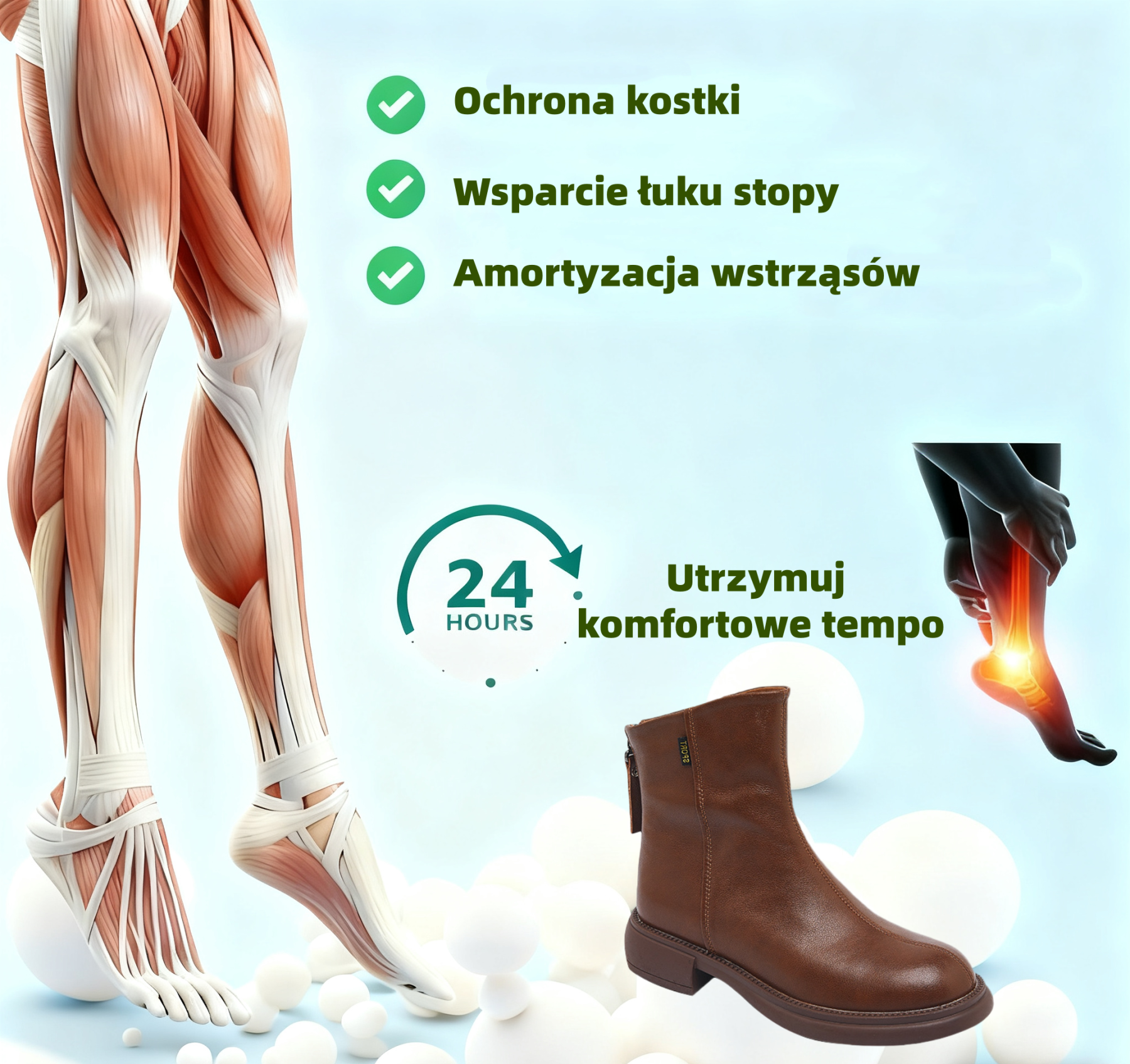 (🔥60% zniżki dzisiaj - nie przegap!)⏰ - Miękkie, wygodne i ciepłe skórzane buty w stylu vintage ✅ (z podparciem łuku stopy - aby złagodzić dyskomfort)