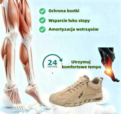 (🔥40% zniżki dzisiaj - nie przegap!)⏰Ergonomicznie zaprojektowane, miękkie i wygodne ortopedyczne buty sportowe (podparcie łuku stopy łagodzące dyskomfort)