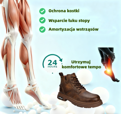 【🔥40%Dziś połowa ceny - nie przegap】 Ergonomicznie zaprojektowane buty ortopedyczne - konstrukcja z podparciem łuku stopy 👞Łatwo pozbądź się bólu stóp
