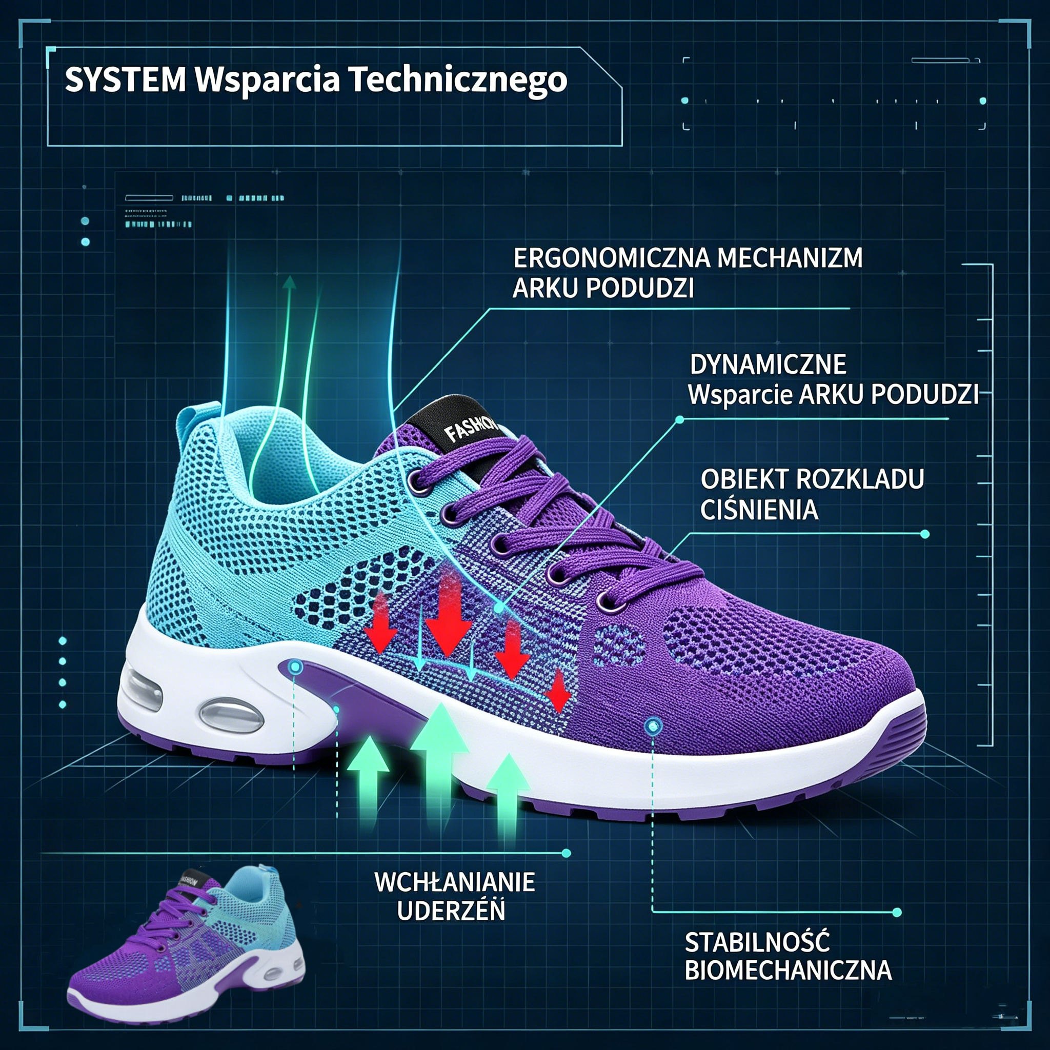 (🔥60% zniżki dzisiaj - nie przegap!) ⏰LULUMALASS® - Miękkie i wygodne, amortyzowane, ortopedyczne buty sportowe ✅ (wsparcie łuku stopy, łagodzenie dyskomfortu)