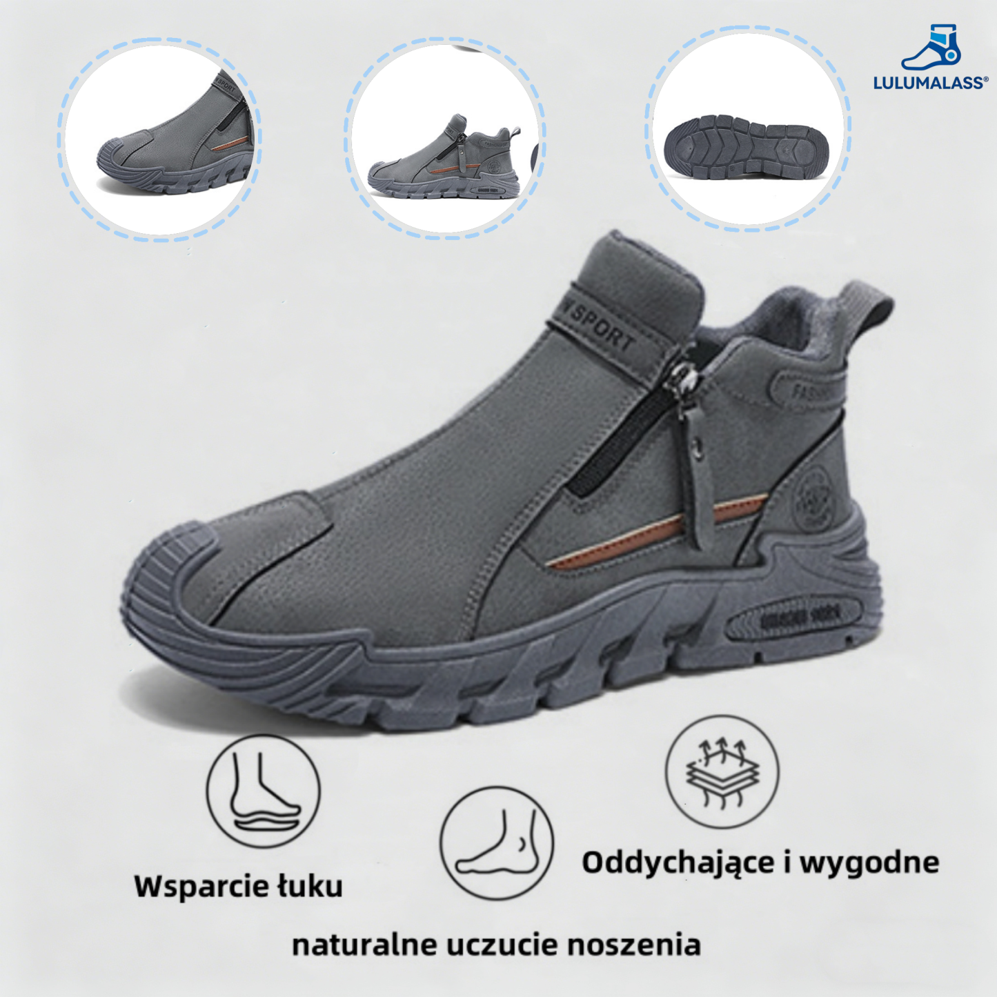 (🔥60% zniżki dzisiaj - nie przegap!) ⏰LULUMALASS® Ergonomiczna konstrukcja - Miękkie i wygodne buty ortopedyczne✅ (Wsparcie łuku stopy łagodzące dyskomfort)