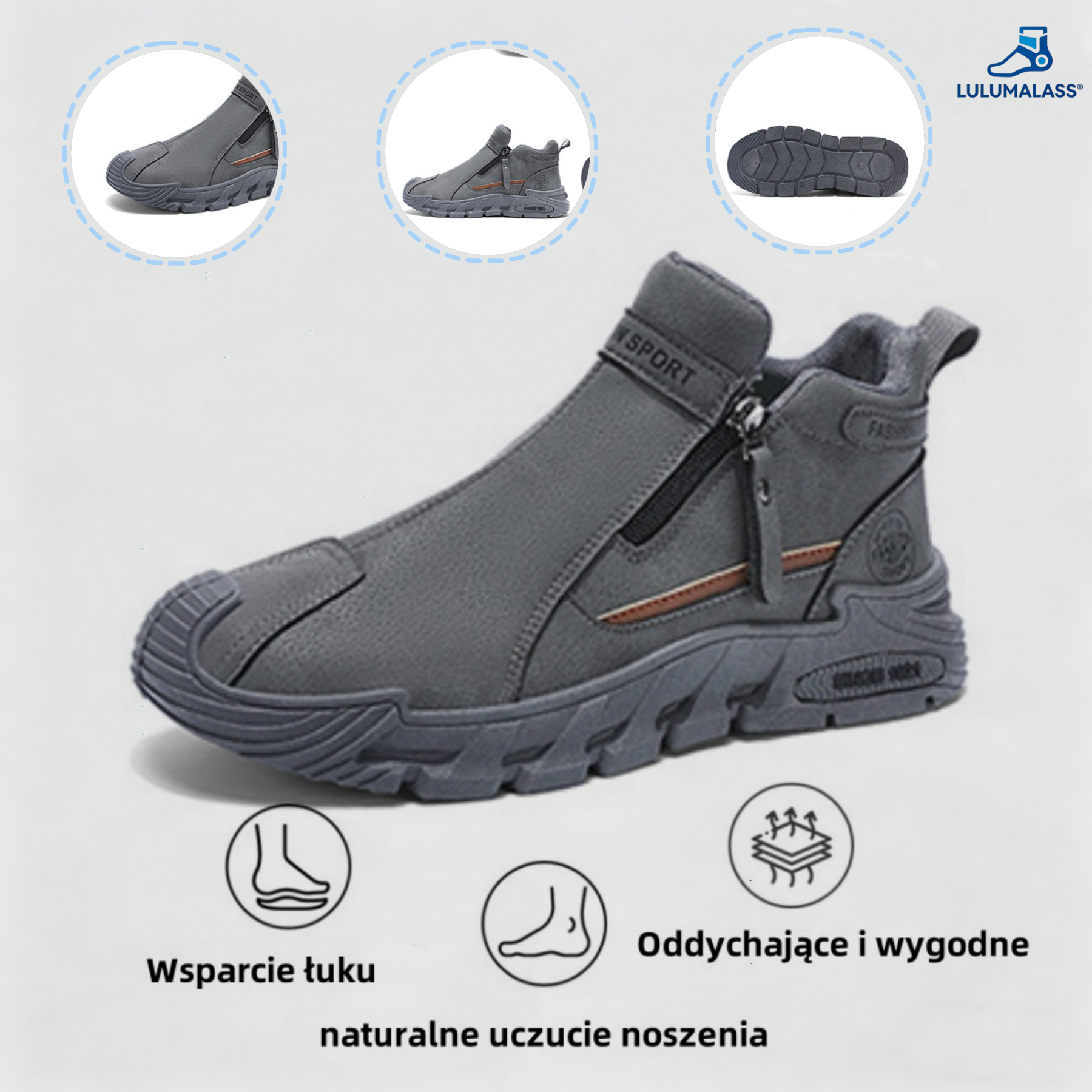 (🔥60% zniżki dzisiaj - nie przegap!) ⏰LULUMALASS® Ergonomiczna konstrukcja - Miękkie i wygodne buty ortopedyczne✅ (Wsparcie łuku stopy łagodzące dyskomfort)