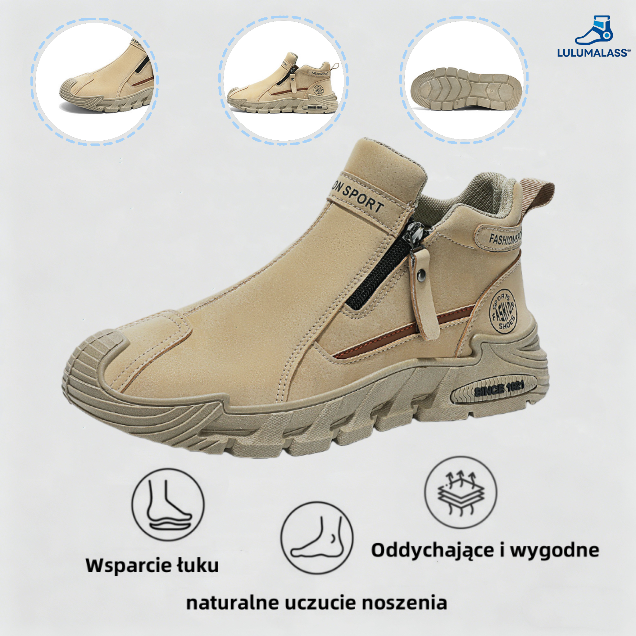 (🔥60% zniżki dzisiaj - nie przegap!) ⏰LULUMALASS® Ergonomiczna konstrukcja - Miękkie i wygodne buty ortopedyczne✅ (Wsparcie łuku stopy łagodzące dyskomfort)