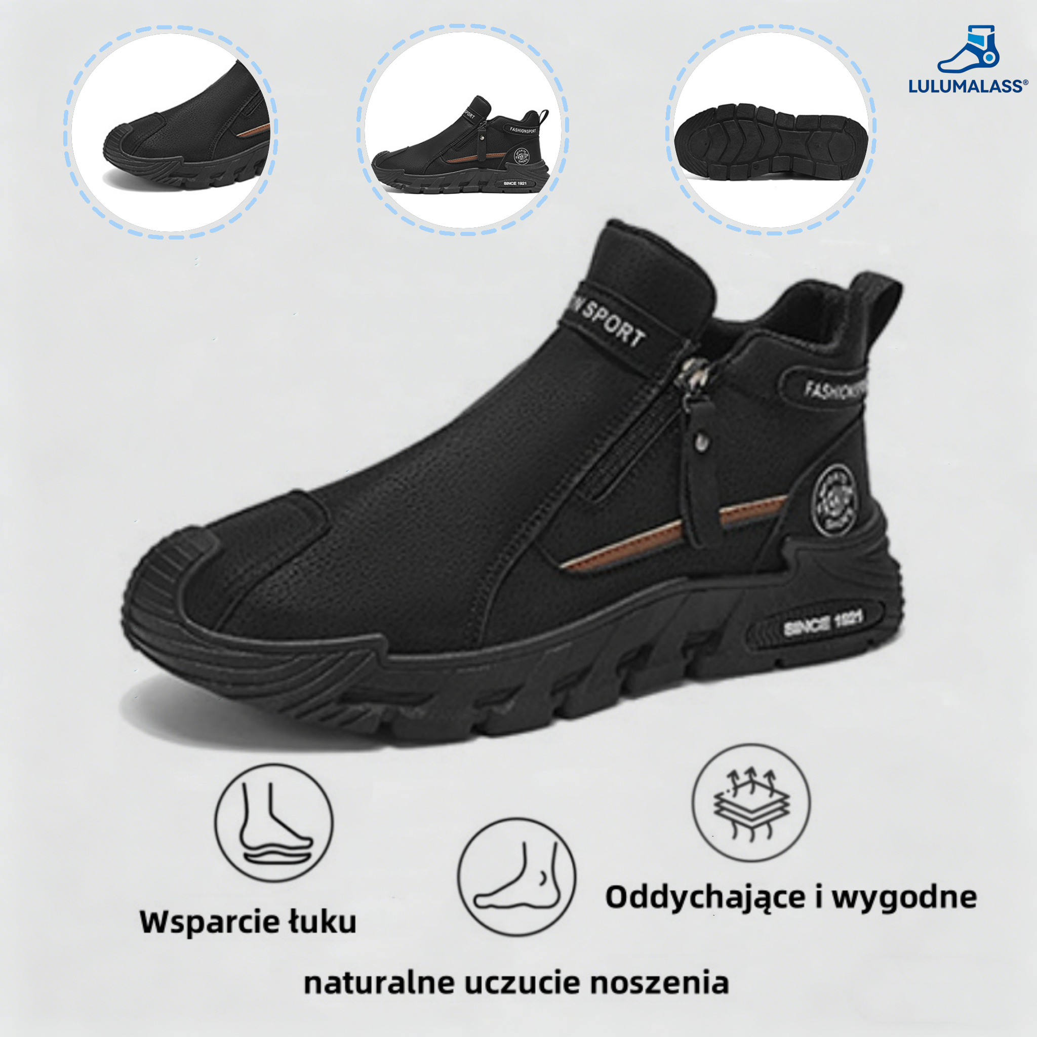 (🔥60% zniżki dzisiaj - nie przegap!) ⏰LULUMALASS® Ergonomiczna konstrukcja - Miękkie i wygodne buty ortopedyczne✅ (Wsparcie łuku stopy łagodzące dyskomfort)