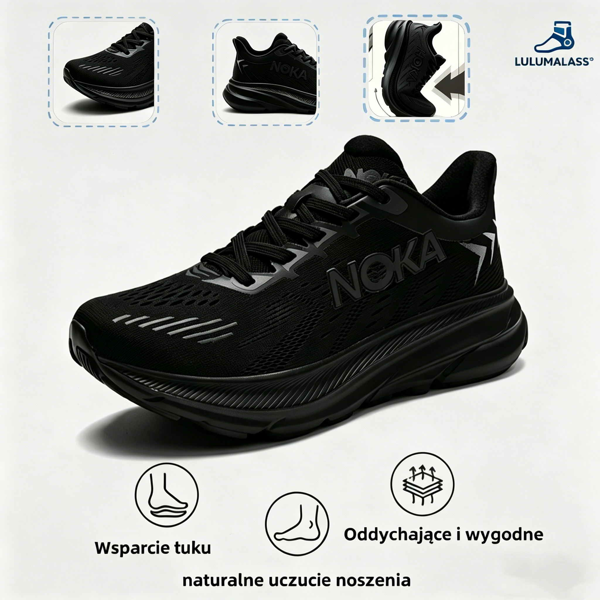 (🔥60% zniżki dzisiaj - nie przegap!) LULUMALASS® - Męskie buty ortopedyczne z amortyzacją ✅ Pożegnaj ból stóp i ciesz się całodziennym komfortem!