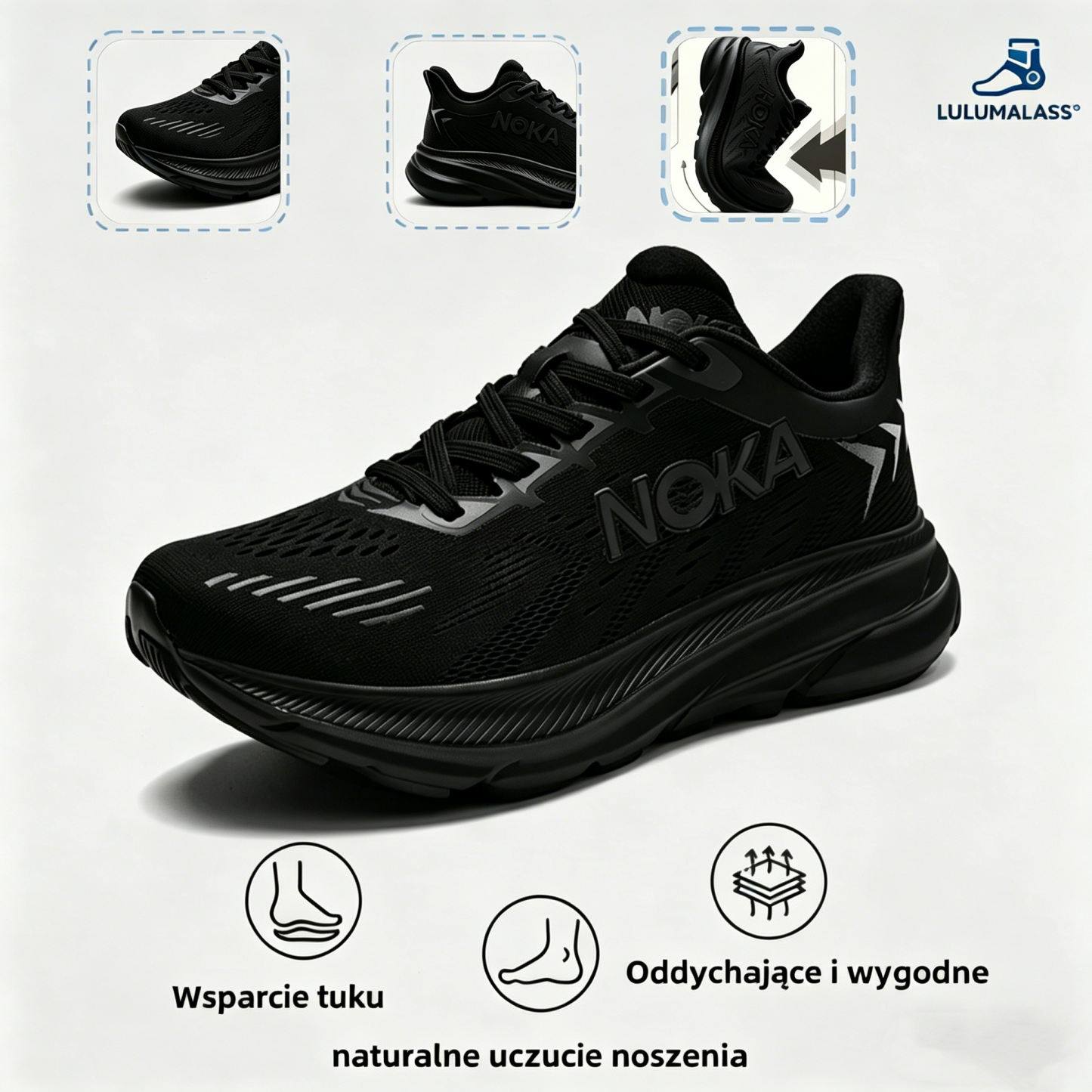 (🔥60% zniżki dzisiaj - nie przegap!) LULUMALASS® - Męskie buty ortopedyczne z amortyzacją ✅ Pożegnaj ból stóp i ciesz się całodziennym komfortem!