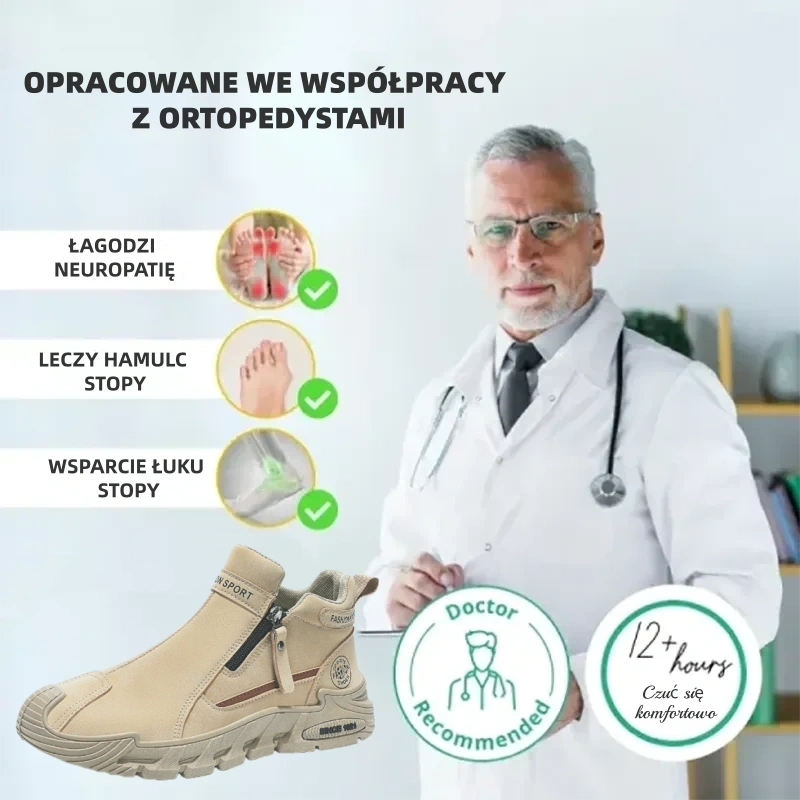 (🔥60% zniżki dzisiaj - nie przegap!)⏰Ergonomicznie zaprojektowane, miękkie i wygodne ortopedyczne buty sportowe (podparcie łuku stopy łagodzące dyskomfort)