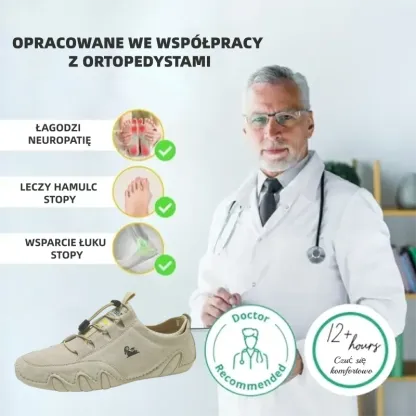 【🔥Dzisiejsza oferta 40% zniżki – nie przegap】 Ergonomicznie zaprojektowane ortopedyczne buty skórzane – konstrukcja podtrzymująca łuk stopy👞 Bez wysiłku łagodzą ból stóp
